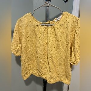 Madewell Cropped Blouse
